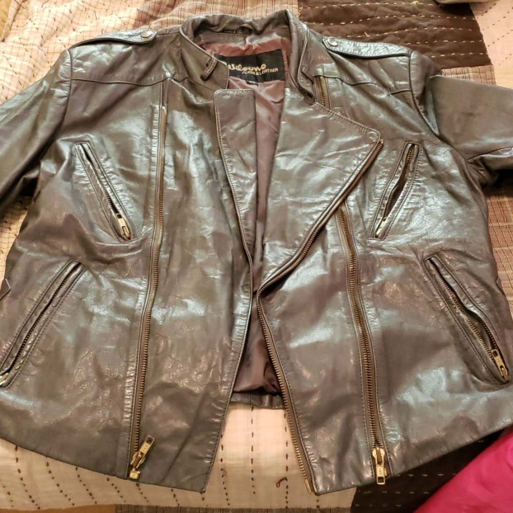 Wilsons Leather jacket Gray